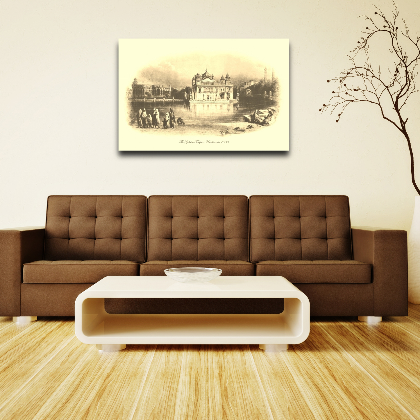 Golden Temple Amritsar 1833 - Cream