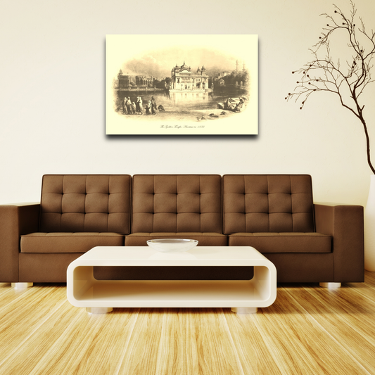 Golden Temple Amritsar 1833 - Cream